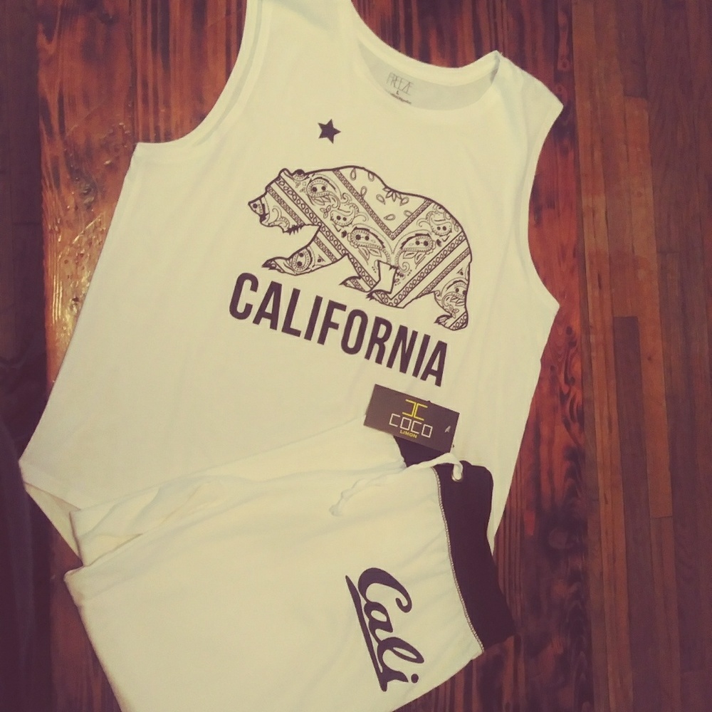 Cali (California) Outfit T Shirt & Capri